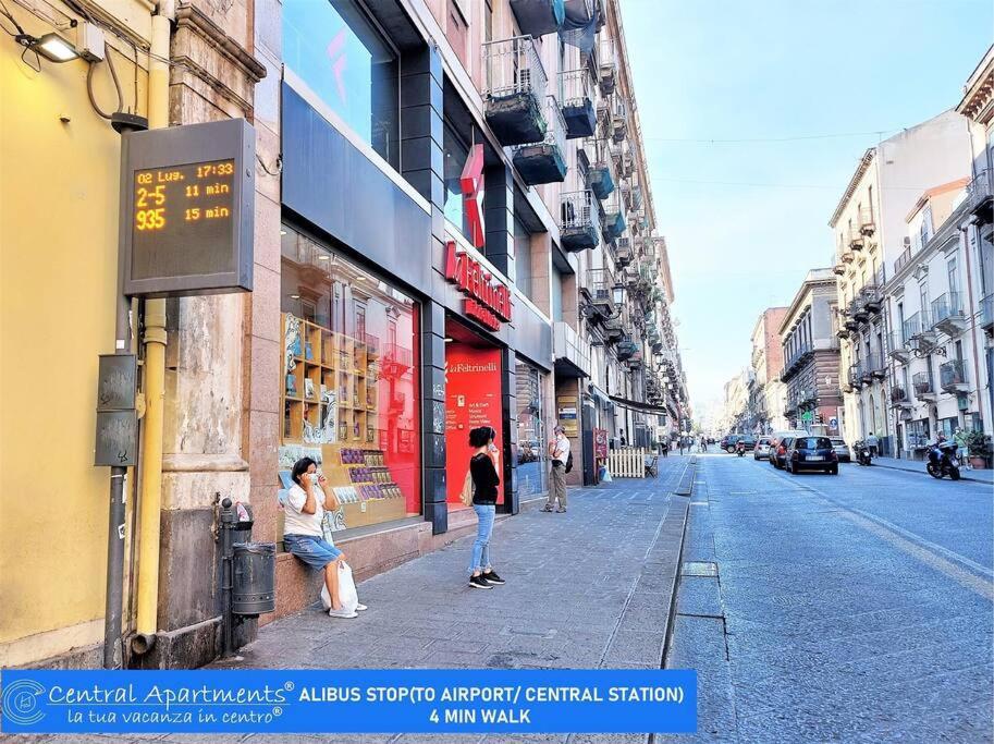 Central Apartments Mezzanine - 1 Min To Via Etnea คาตาเนีย ภายนอก รูปภาพ